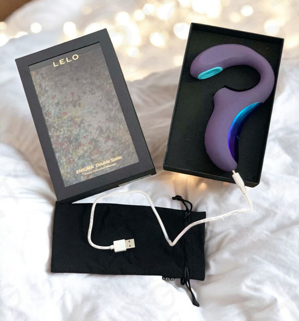 Lelo Enigma Double Sonic máy bú mút âm đạo cao cấp điều khiển qua App