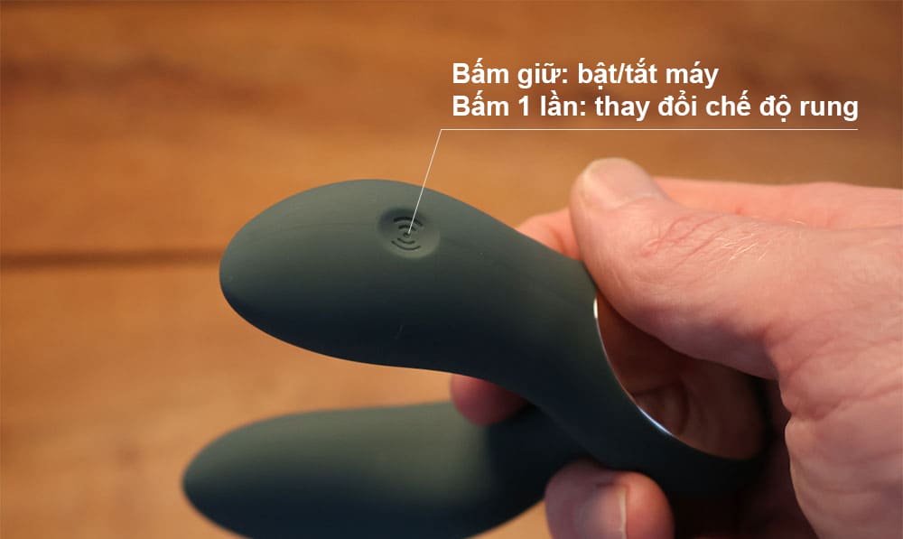Lelo Hugo 2 Remote trứng rung hậu môn 3 đầu điều khiển cảm ứng