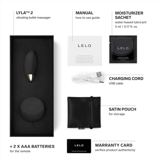 Lelo Lyla 2 Máy Rung Điều Khiển Từ Xa Cho Nữ Cao Cấp Thuỵ Điển